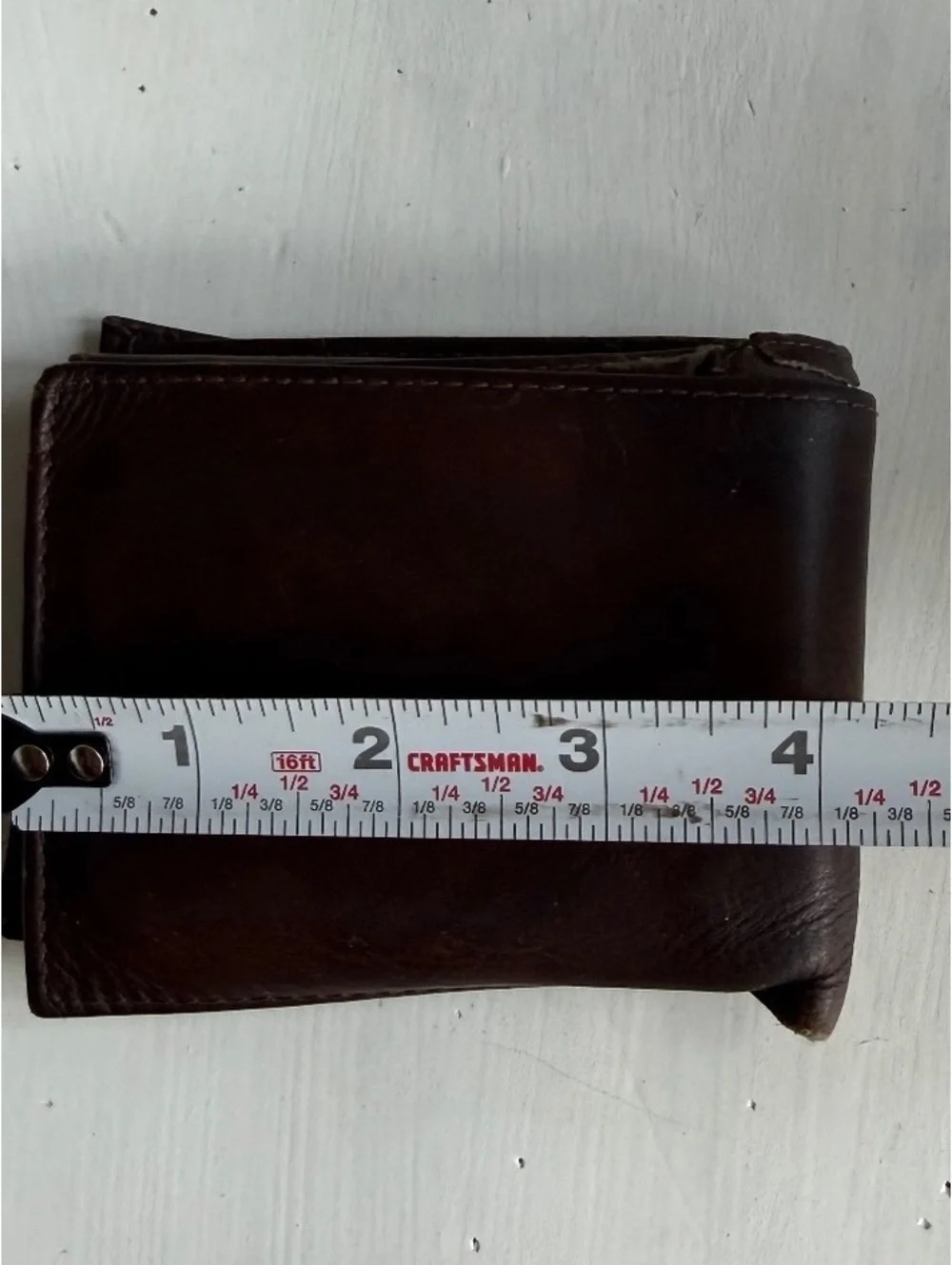 Buxton Genuine Leather Brown Bifold Wallet
